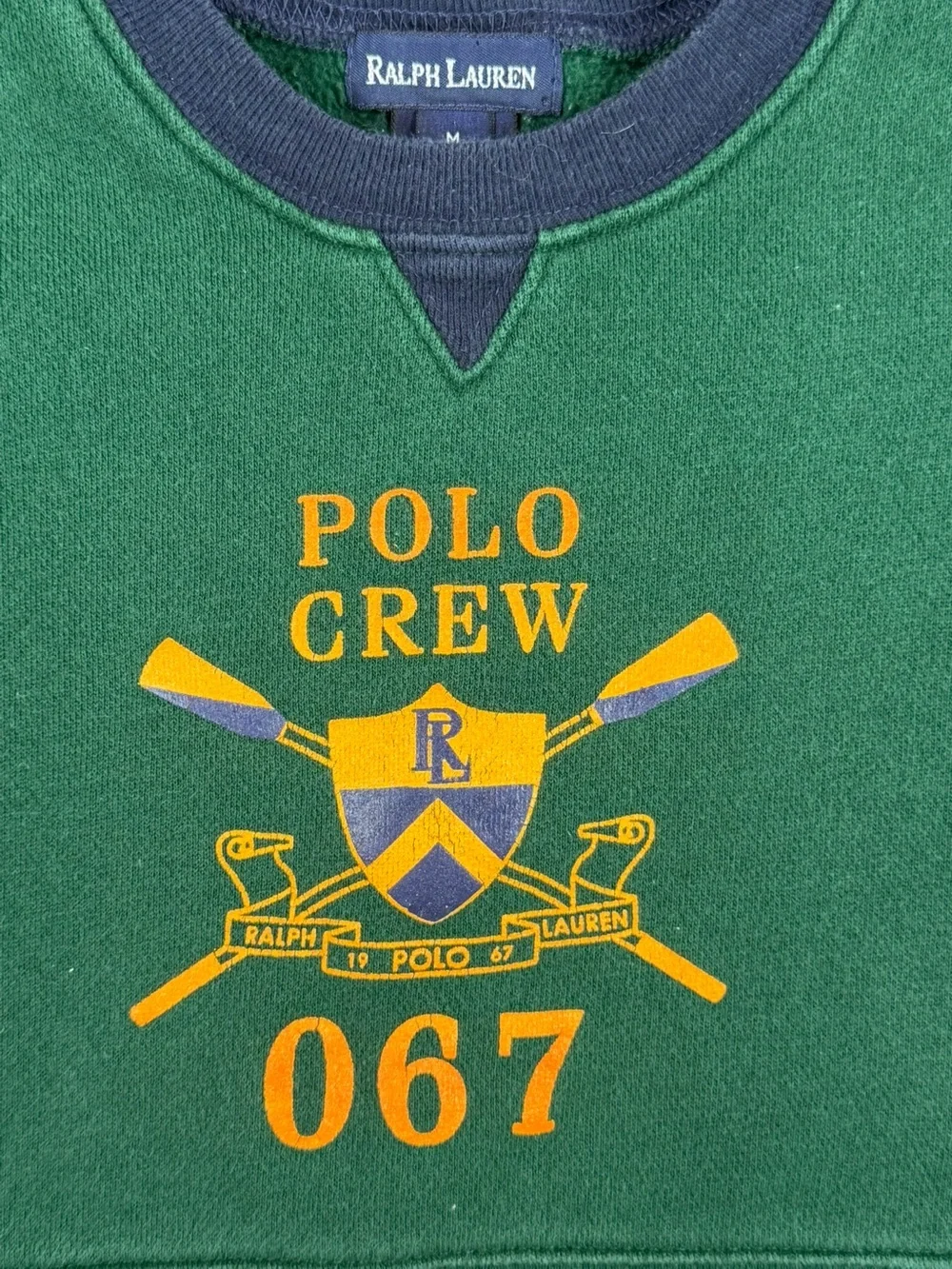 RALPH LAUREN Vintage Polo Crew Crewneck Sweatshirt - 6-12M